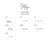 Acrylic Place Cards - Rectangle