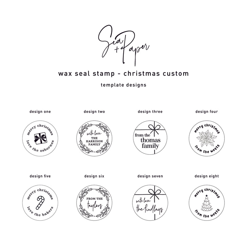 Custom Christmas Wax Seal Stamp