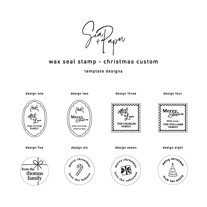 Custom Christmas Wax Seal Stamp