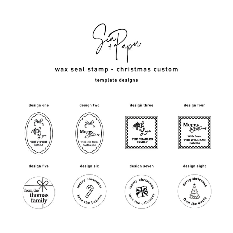 Custom Christmas Wax Seal Stamp