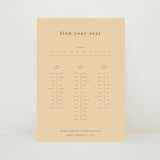 Harmony - Seating Chart