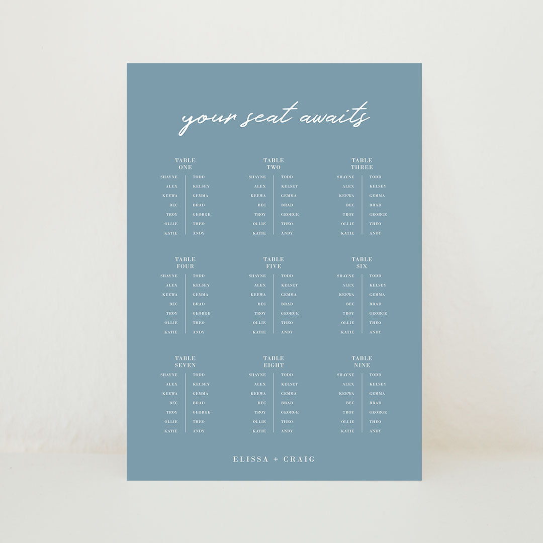 Linear - Seating Chart