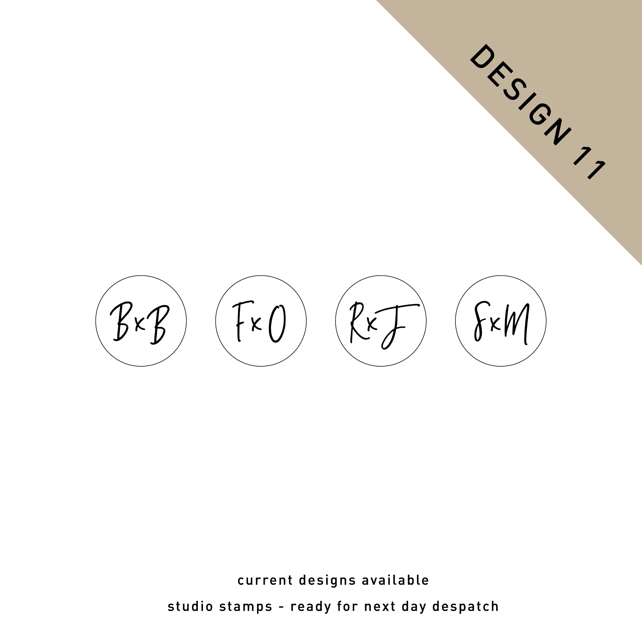 Studio Stock Custom Wax Seal Stamp  - Design 11