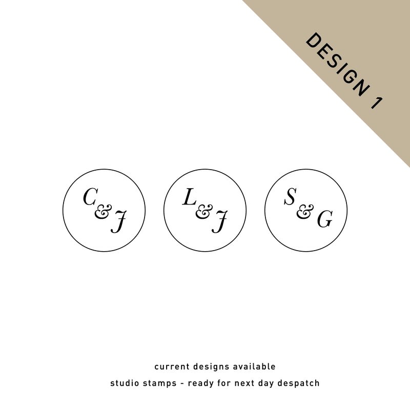 Studio Stock Custom Wax Seal Stamp  - Design 1