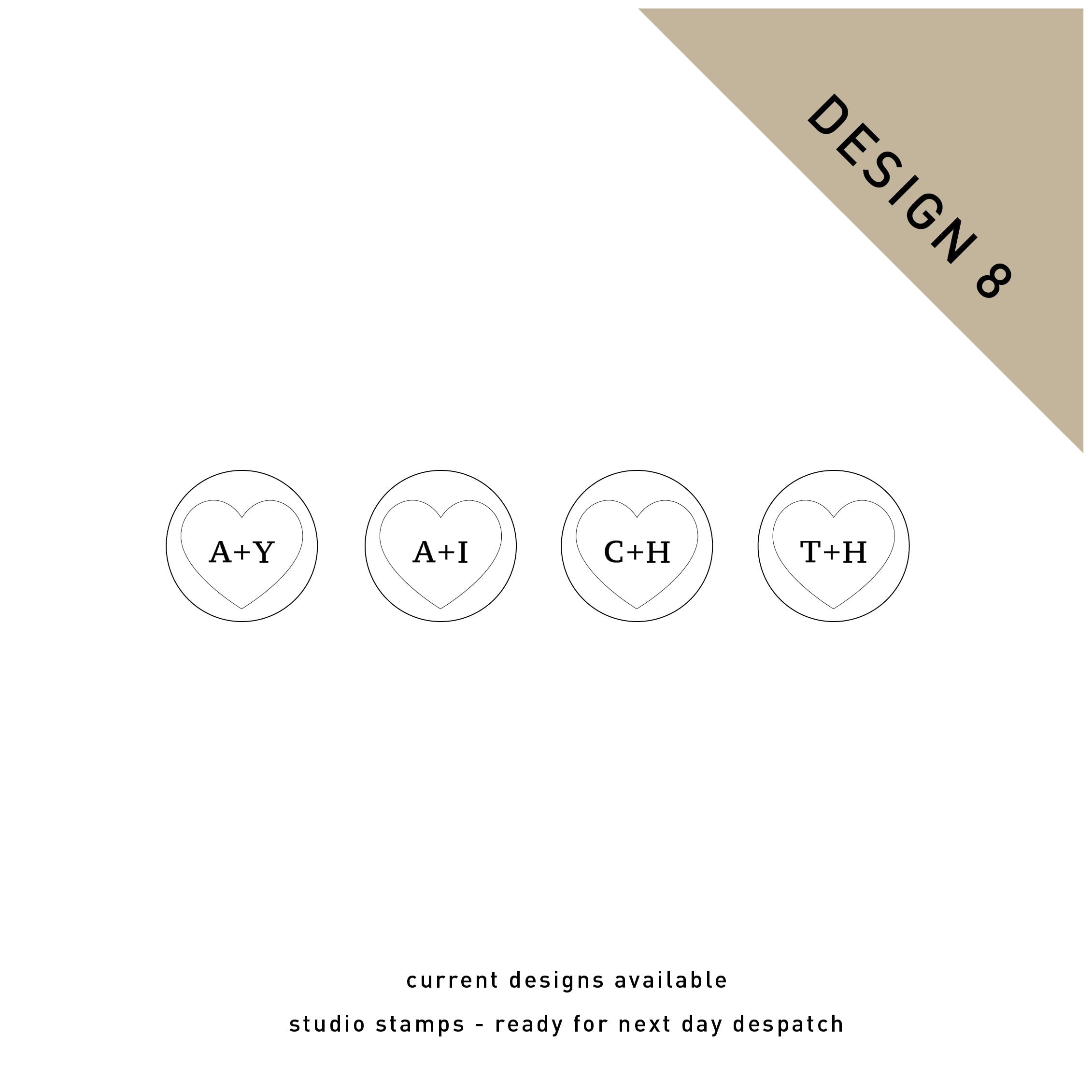 Studio Stock Custom Wax Seal Stamp  - Design 8