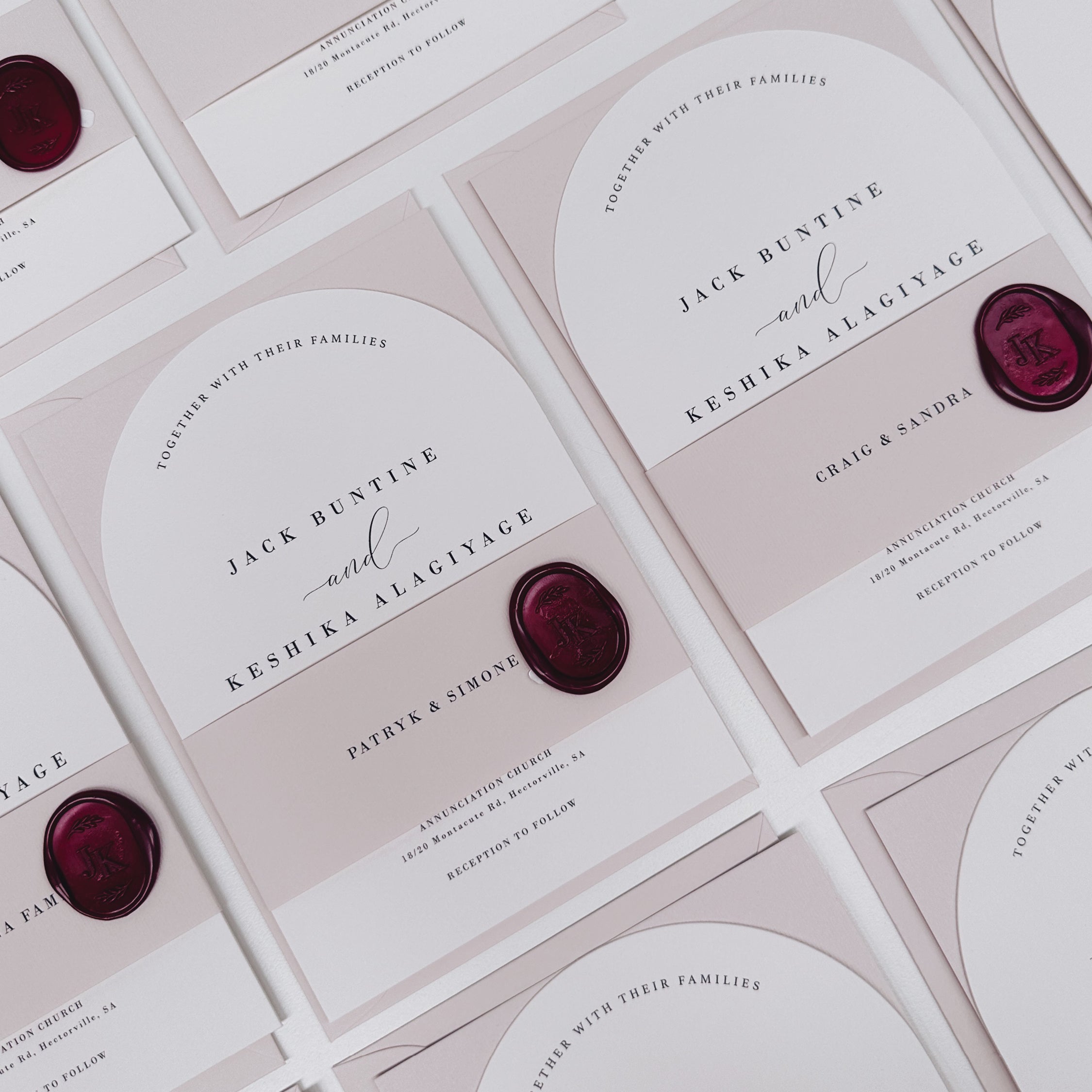 The Double Layer Invitation Set
