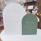 Dual Acrylic Sign - Various Sizes
