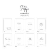 Set of Two Vow Books - Ivory
