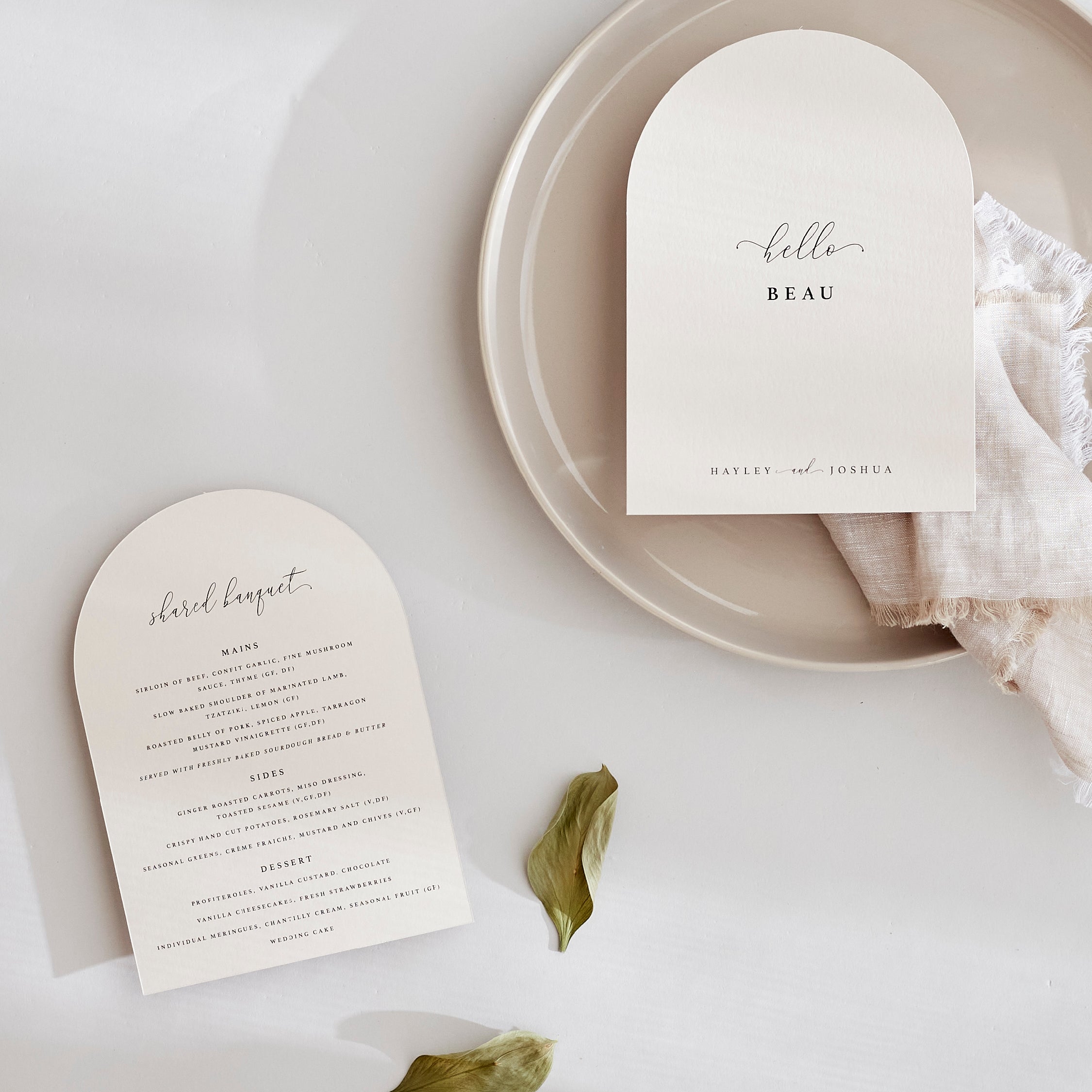 120x180mm Printed Menus