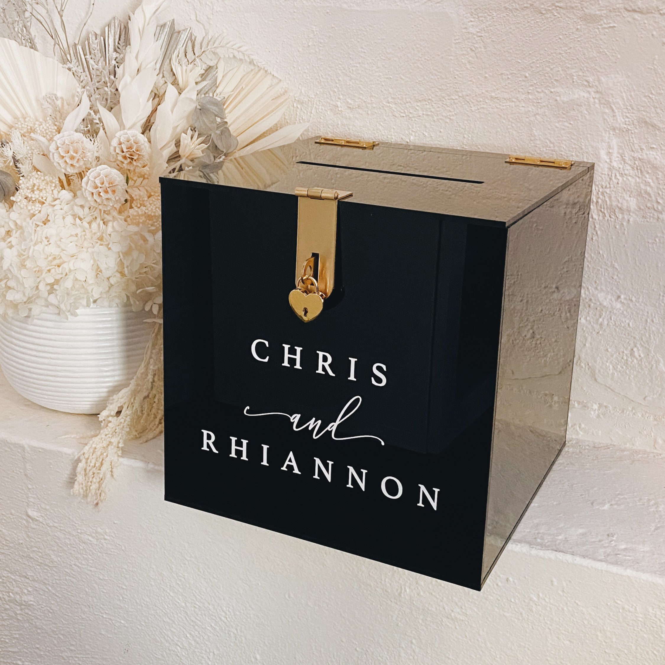 Acrylic Wishing Well - Black Gloss