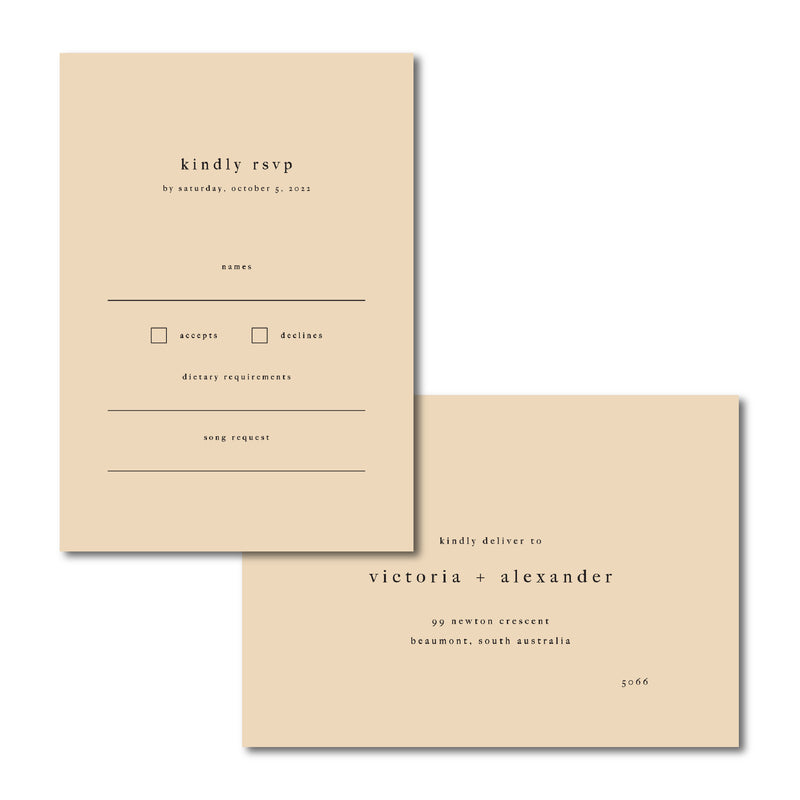 Harmony - RSVP Card