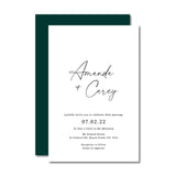 Infinity - Wedding Invitation & Envelope