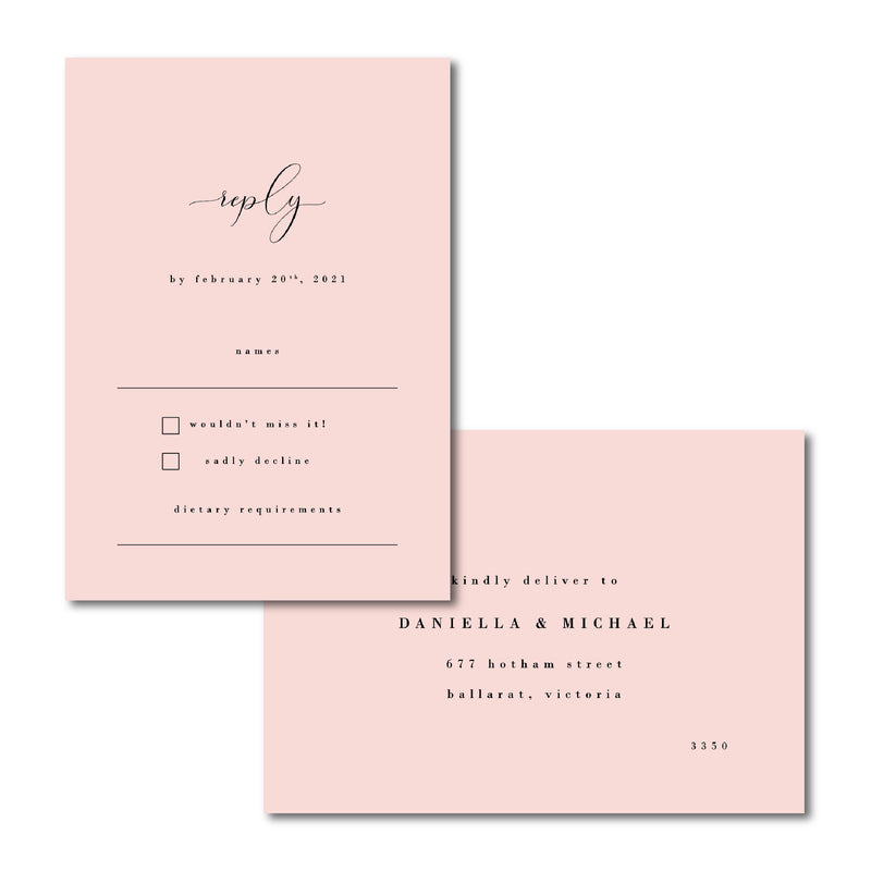 Luna - RSVP Card