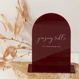 A4 Acrylic Table Sign
