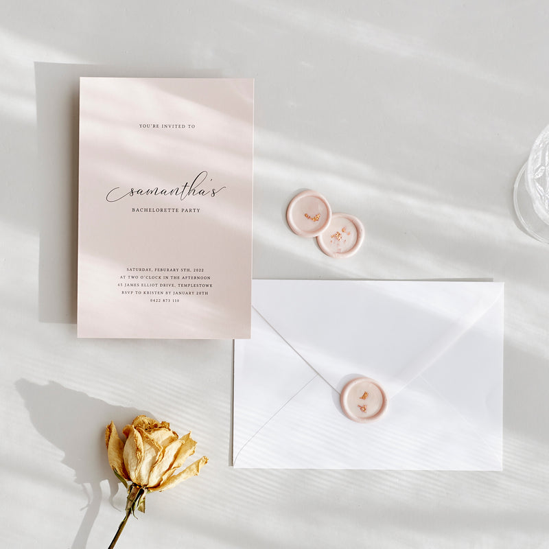 Luna | Bachelorette, Hens Party Invitation