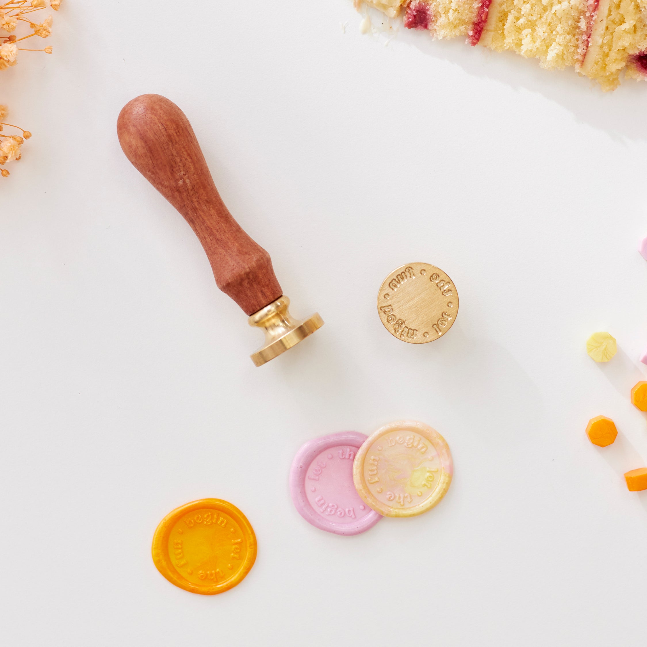 Wax Seal Stamp - Let The Fun Begin