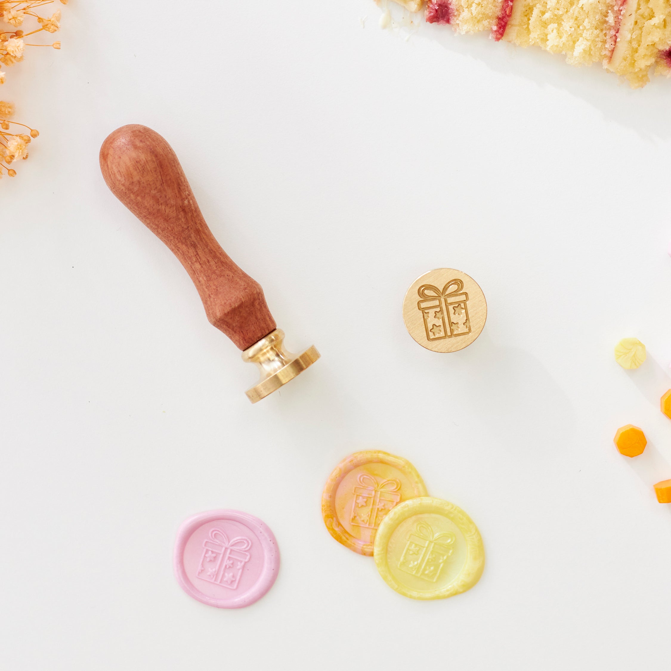 Wax Seal Stamp - Present