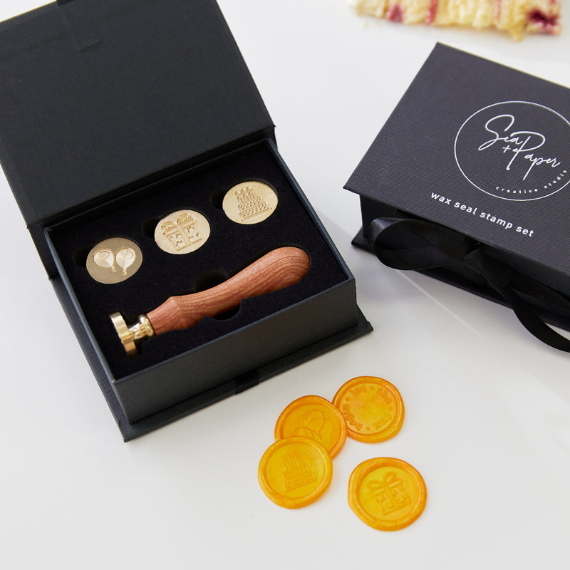 Wax Seal Stamp Set - Birthday Collection