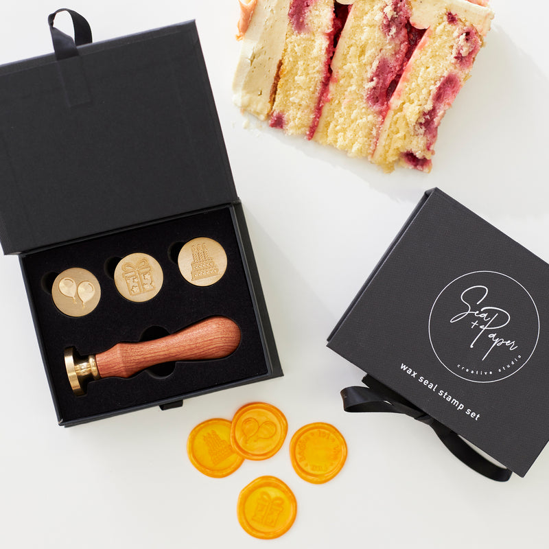 Wax Seal Stamp Set - Birthday Collection