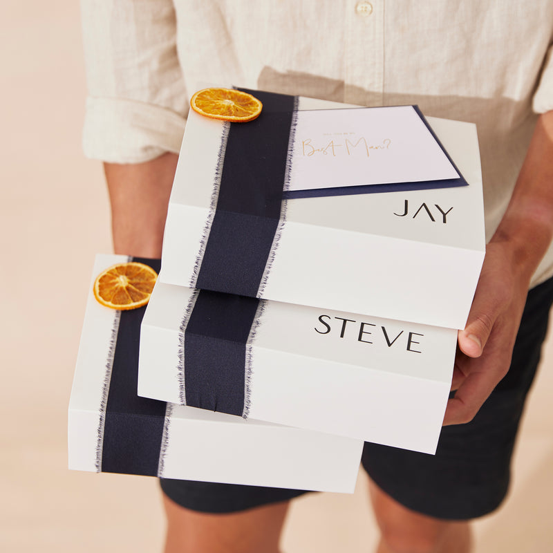 DIY Bridal Party Proposal Box - Citrus