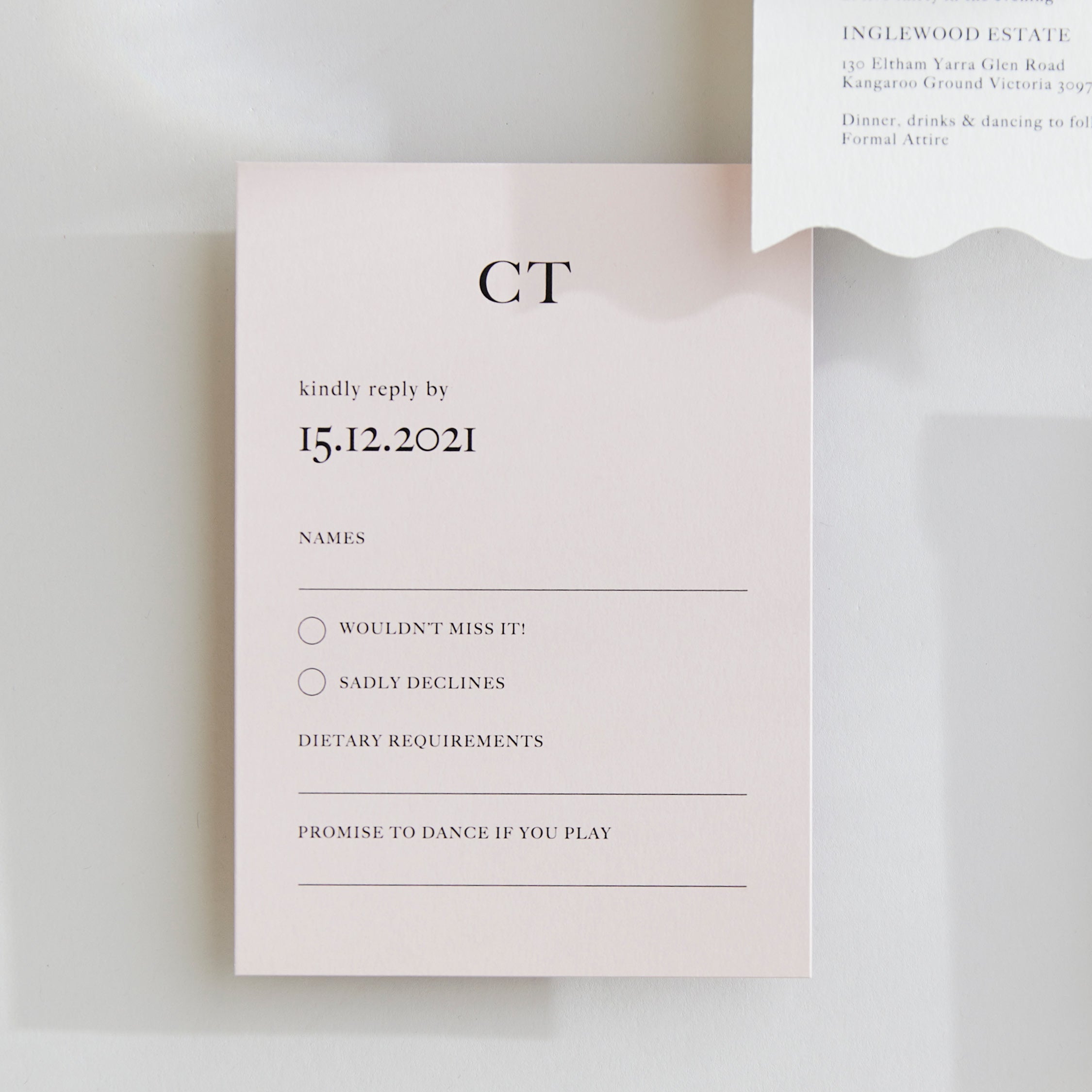 Devotion - RSVP Card