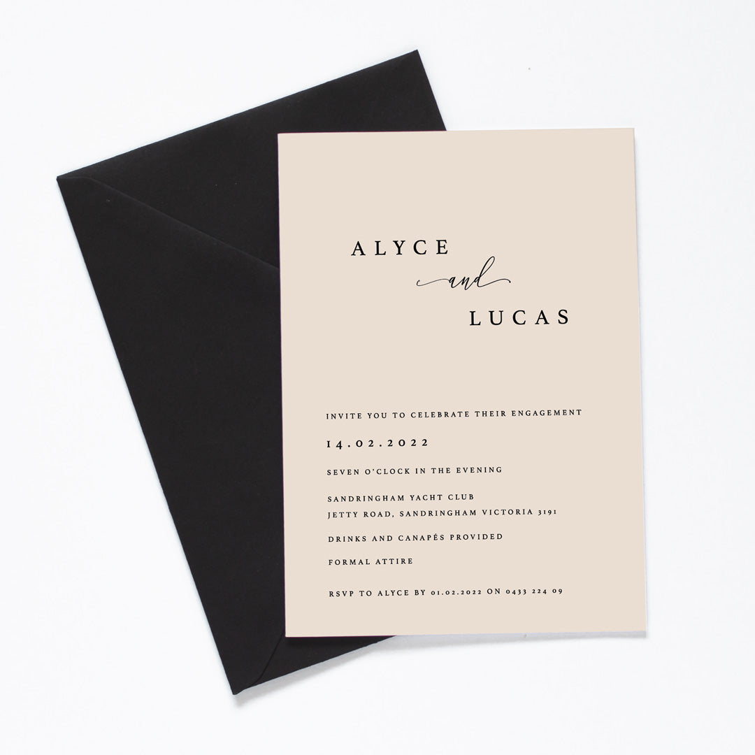 Dream - Engagement Invitation