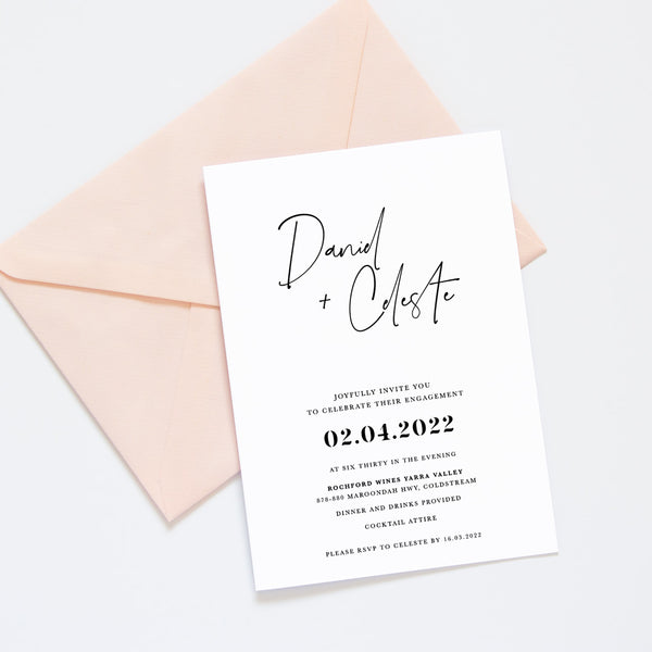 Passion - Engagement Invitation