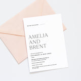 Wilde - Engagement Invitation