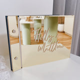 Acrylic Guestbook - Mirror Gold
