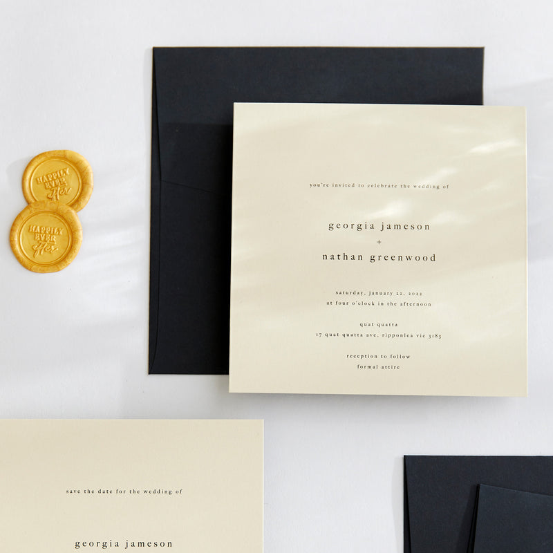 Harmony - Wedding Invitation & Envelope