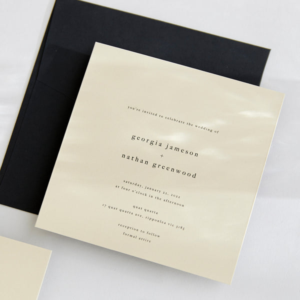 Harmony - Wedding Invitation & Envelope