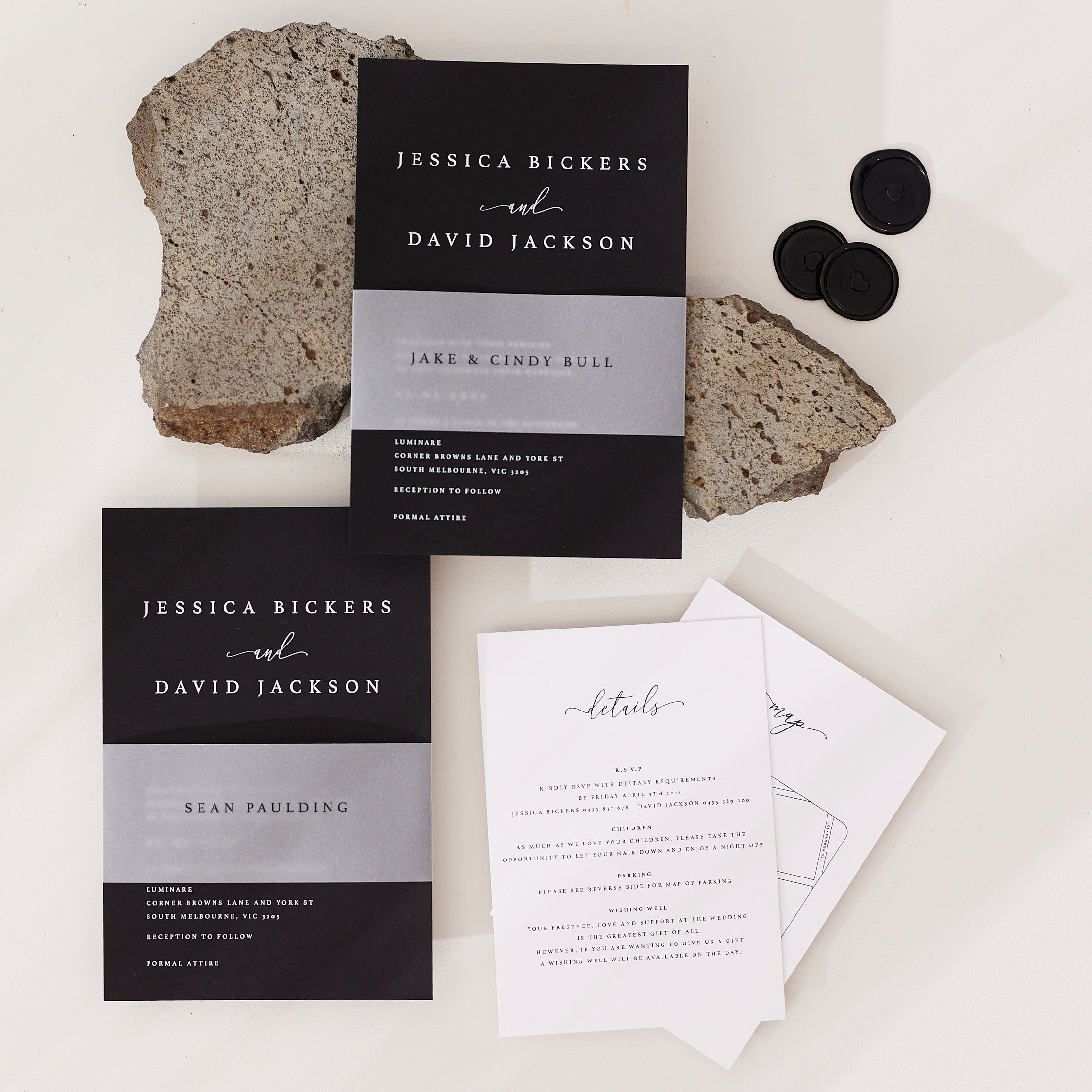 The Bellyband Invitation Set