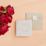 Gift Card & Wax Seal Set - Lace Heart