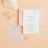 Luna - Wedding Invitation & Envelope