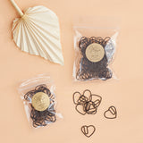 Heart Paperclips - Black