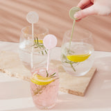 Custom Circle Drink Stirrers - 5 Pack