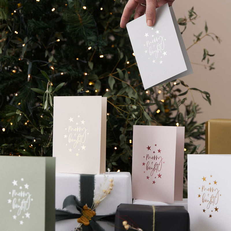 Christmas Card & Wax Seal - White
