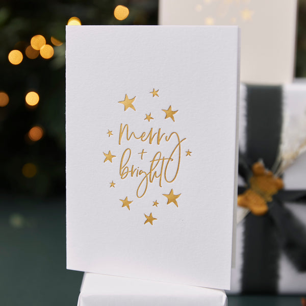 Christmas Card & Wax Seal - White