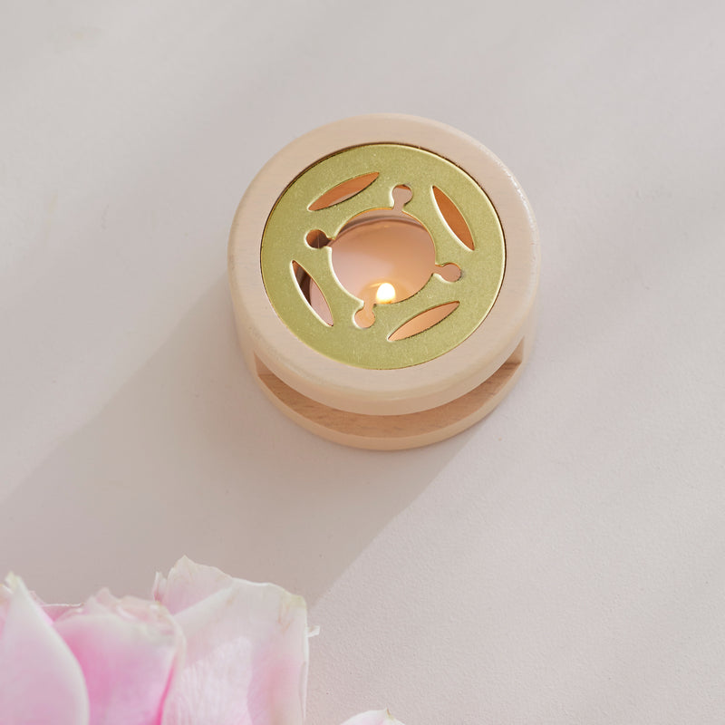 Wax Melt Burner - Beige Vented