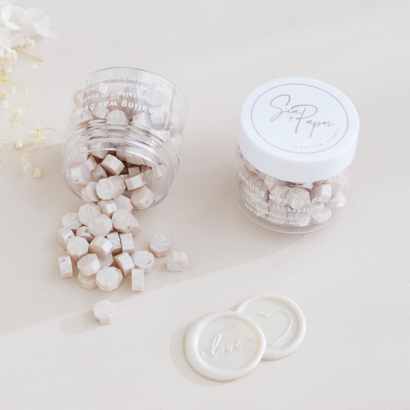 Quartz - Sealing Wax Beads