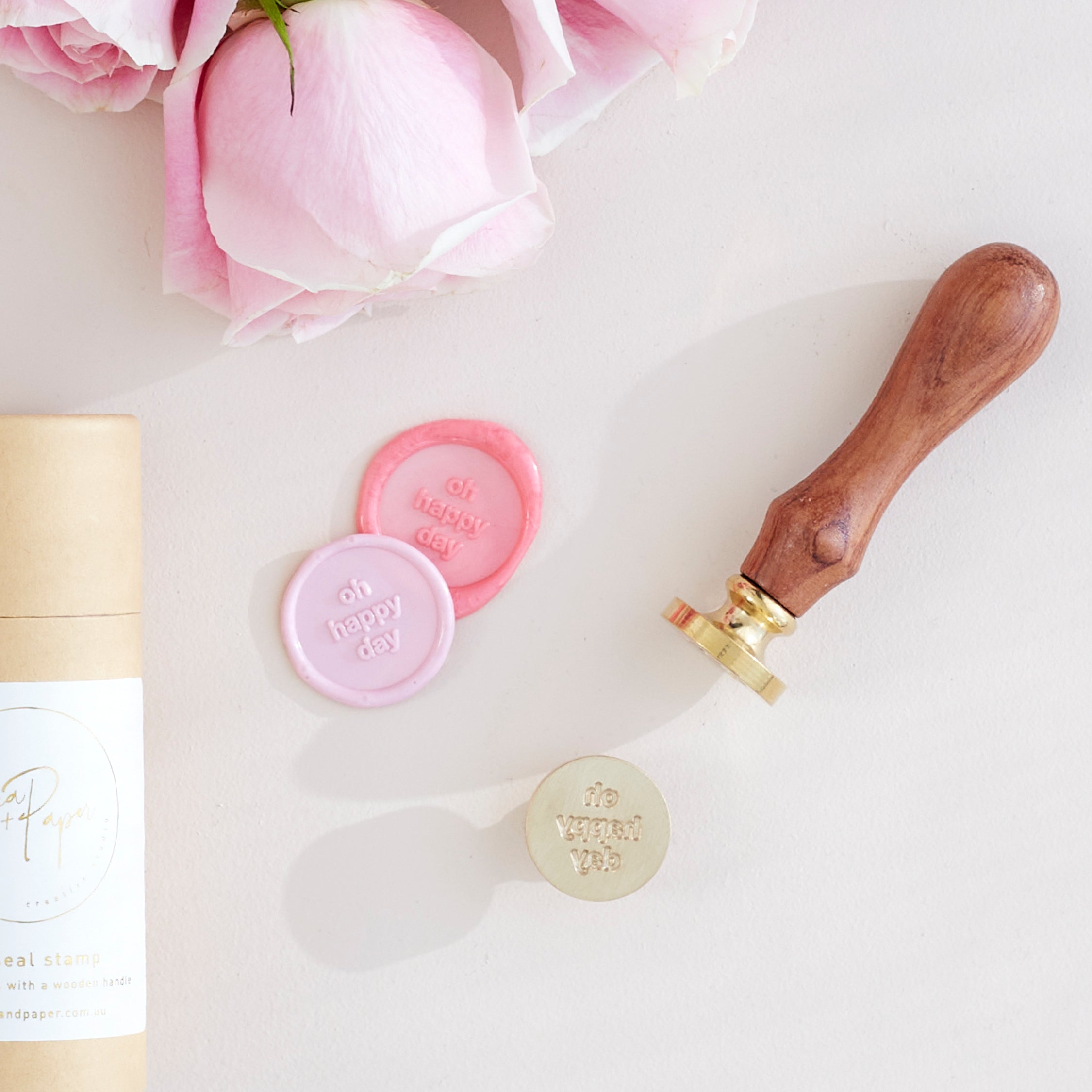 Wax Seal Stamp - Oh Happy Day