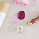Wax Seal Stamp - Rose Stem Double Arch