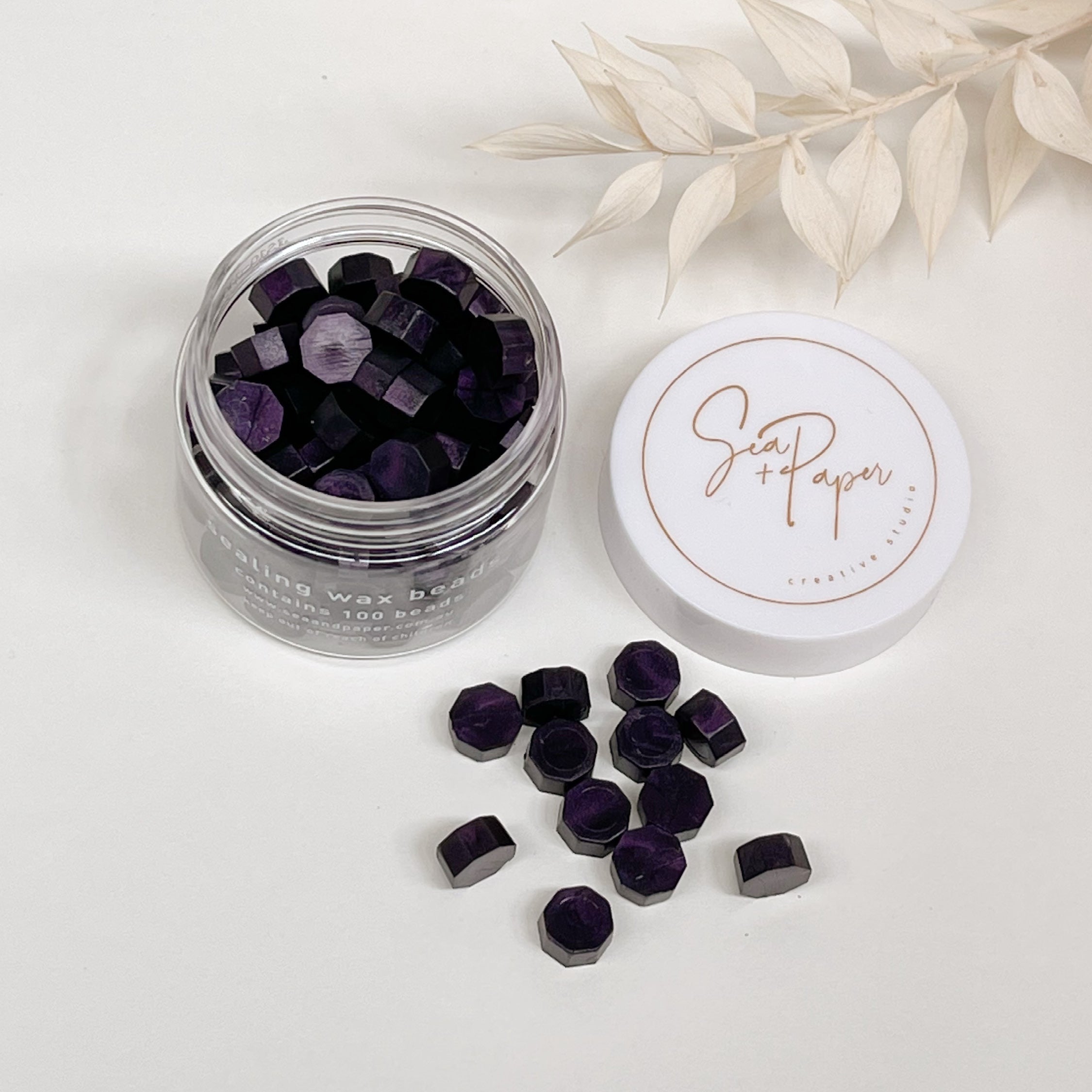 Eggplant - Sealing Wax Beads