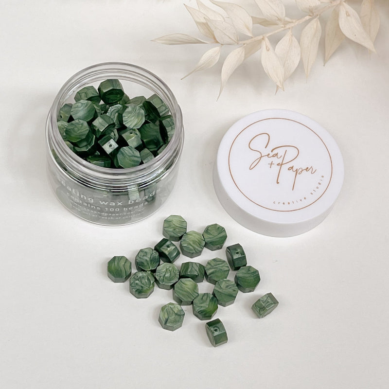 Green - Sealing Wax Beads