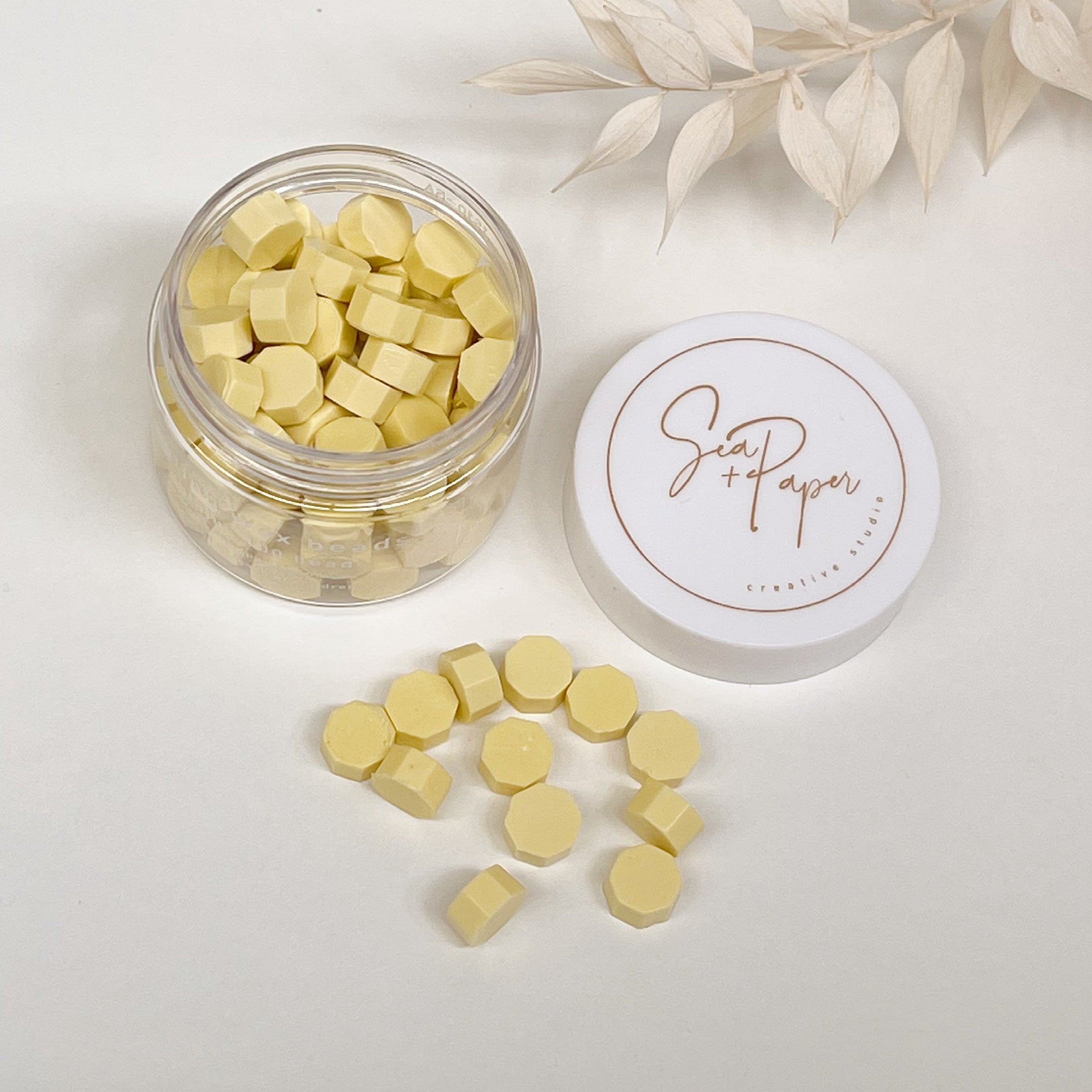Pastel Yellow - Sealing Wax Beads