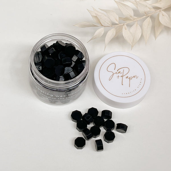 Black - Sealing Wax Beads