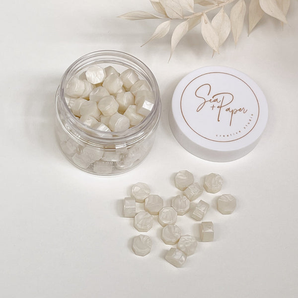 White - Sealing Wax Beads