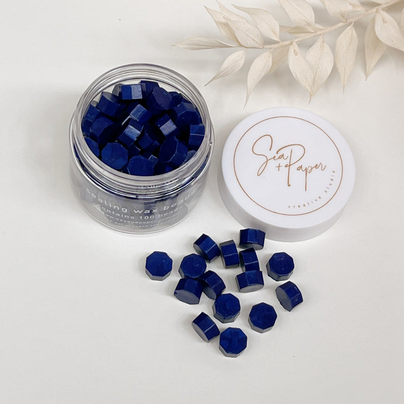 Cobalt - Sealing Wax Beads