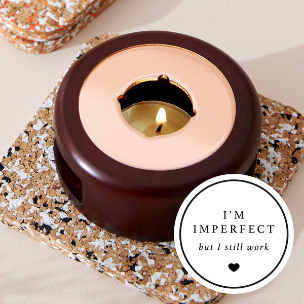 IMPERFECT: Wax Melt Burner - Original Rose Gold