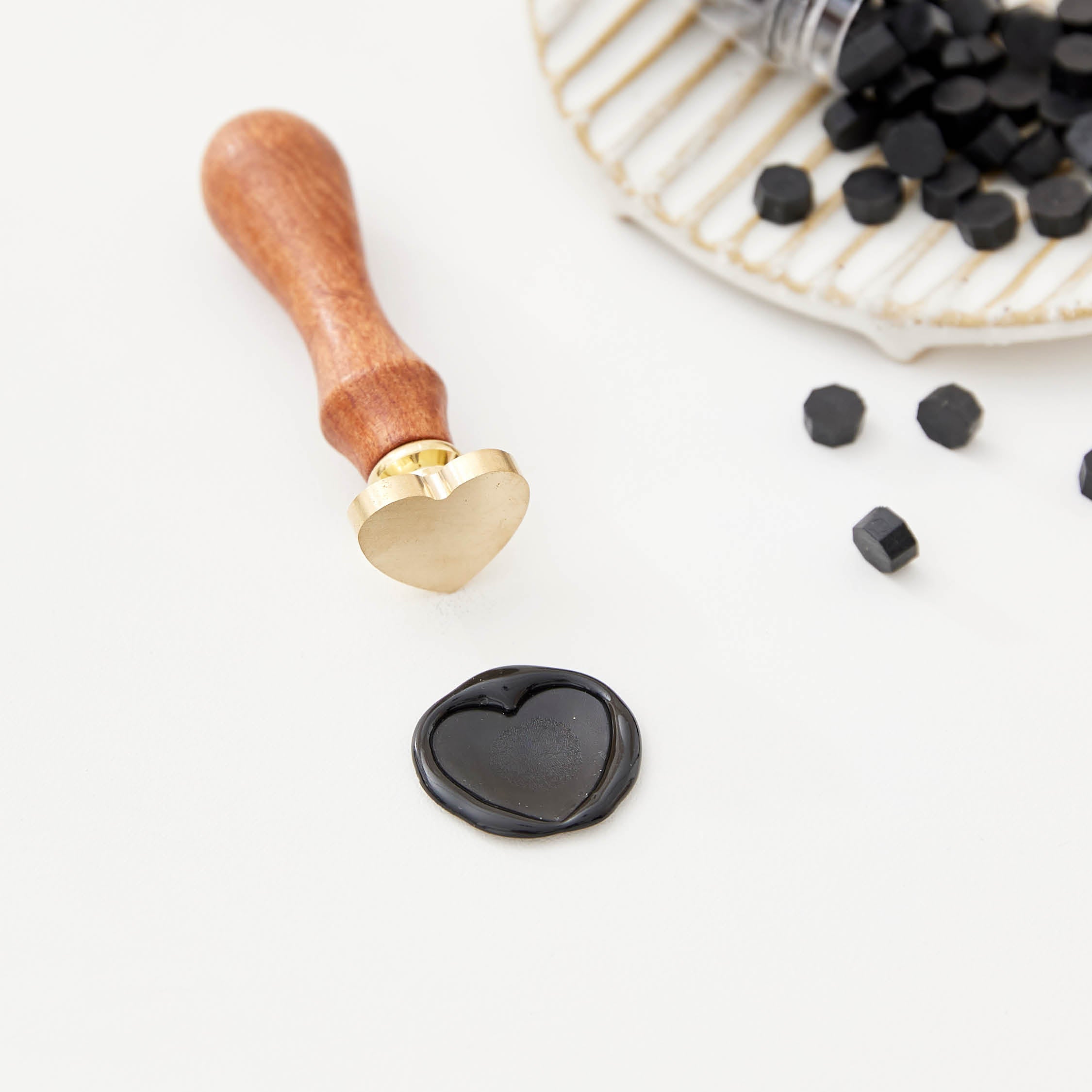 Wax Seal Stamp - Blank Heart